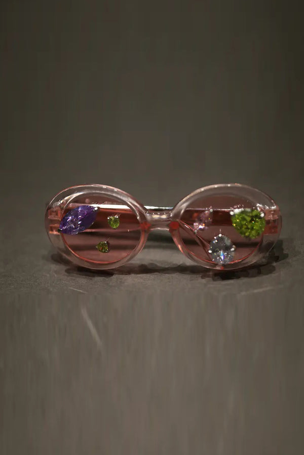 YVMIN Girls Figure Series Gem Glasses Hair Clip 21859